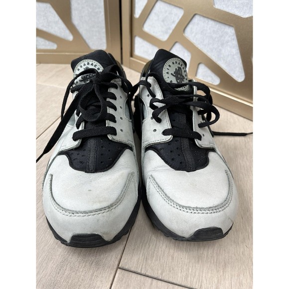 Nike Men\'s Air Huarache Run Grey/Black Sz 9 704830-301 Running Shoes sneakers main image 9